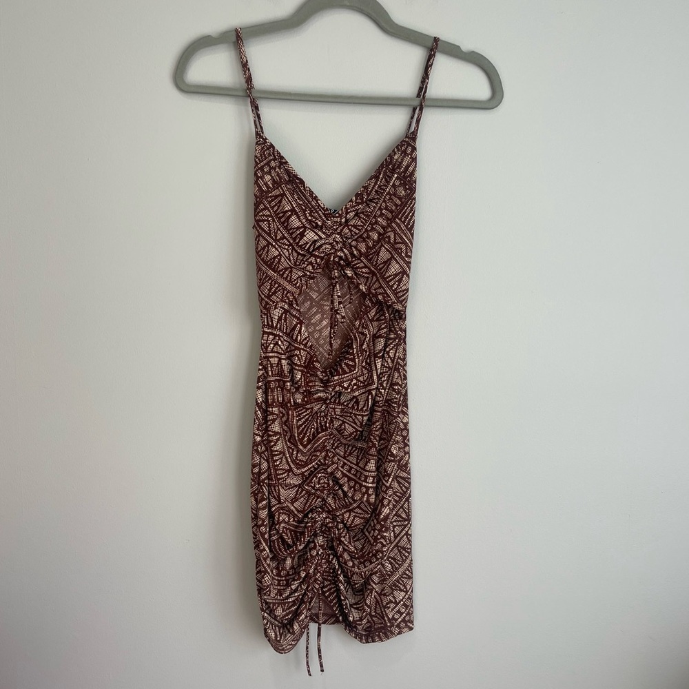 Windsor Geometric Fun Cutout Mini Dress - Picture 2 of 4
